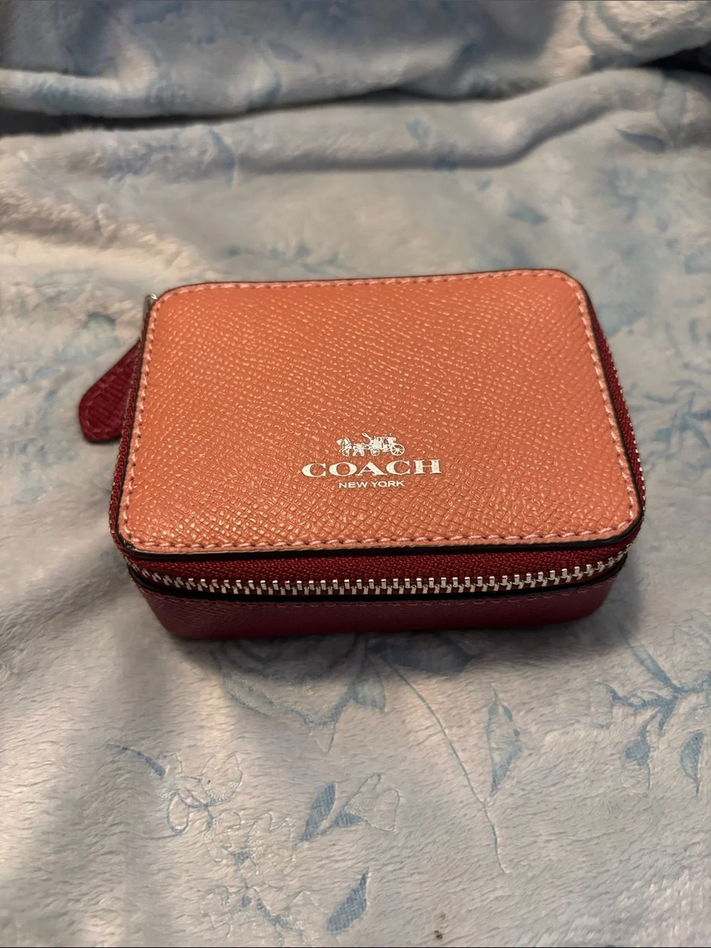 Coach Small Zip Jewelry CaseTwo Toned